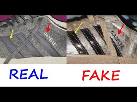 adidas gazelle real vs fake|Adidas gazelle counterfeit.